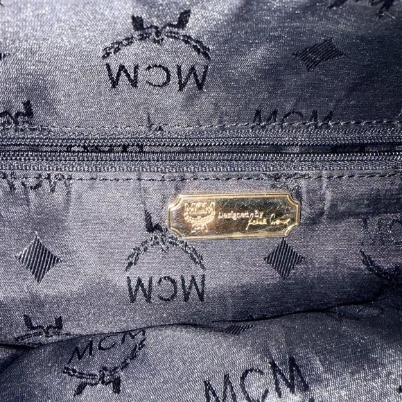 MCM Black Leather Bucket Bag - Picture 8 of 8